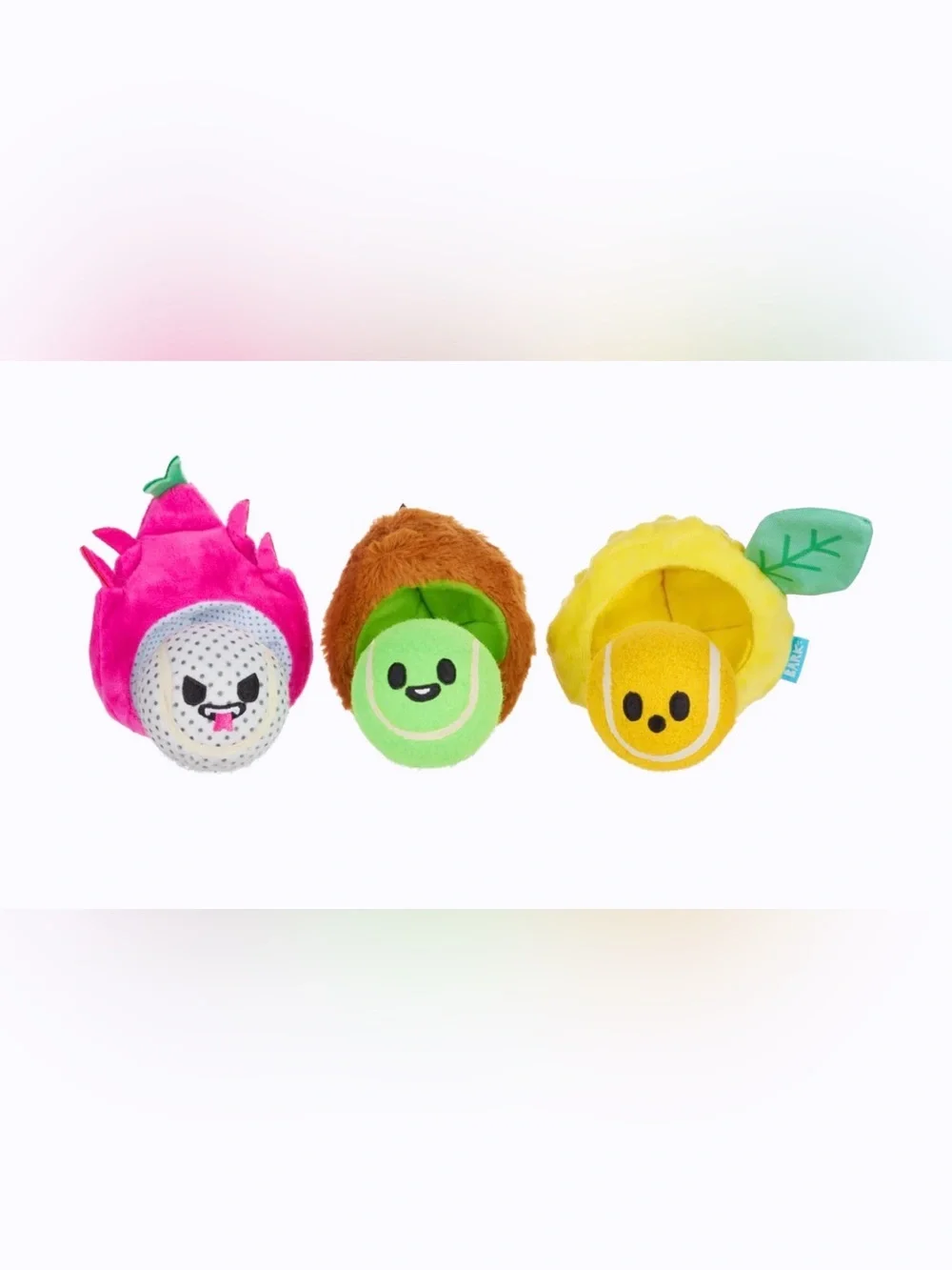 Bark Box M-L Plush ultimate Dog Joy 6 Toys in 1 Plush Dog Toy Set NEW Balls & cr